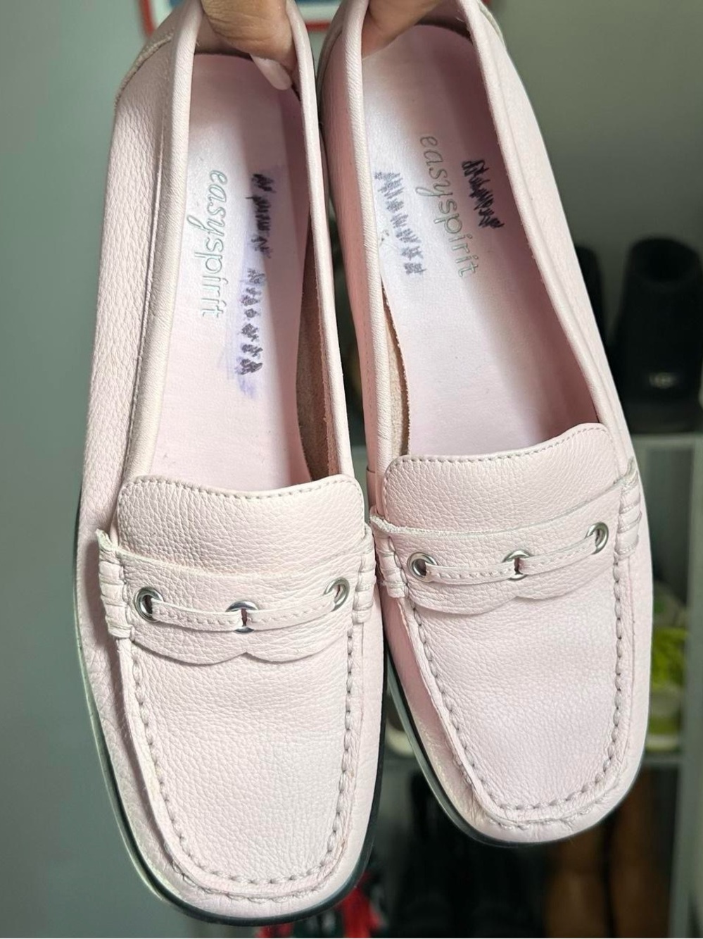Vintage Pink Loafers